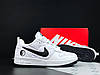 Чоловічі кросівки Air Force 1 Yin Yang Fleece Termo White Black Найк Аїр Форс 1 білі Інь Янь фліс єврозима, фото 10