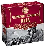 Ікра лососева Кети преміум ТМ "ЧЕРВОНЕ ЗОЛОТО" 100г в коробці