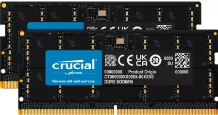 Оперативна пам'ять Crucial DDR5 64GB 4800MHz CL40 (CT2K32G48C40S5)