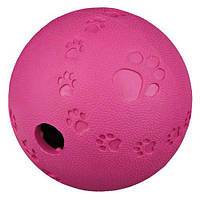 Игрушка для собак Trixie Мяч для лакомства d:7 см (резина, цвета в ассортименте)