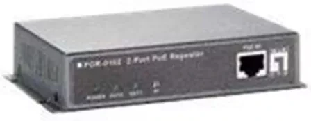 Гігабітний повторювач LevelOne POR-0122 2-Port Gigabit PoE Repeater