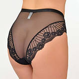 Трусики жіночі Acousma 6529 з мереживом чорні, білі, бєж 1 шт Розміри M L XL XXL, фото 4