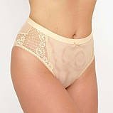 Трусики жіночі Acousma 6529 з мереживом чорні, білі, бєж 1 шт Розміри M L XL XXL, фото 9