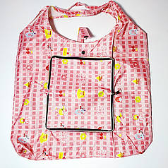 Екосумка з кишенею складається в гаманець забарвлення мікс