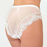 Трусики жіночі Acousma 6529 з мереживом чорні, білі, бєж 1 шт Розміри M L XL XXL, фото 6