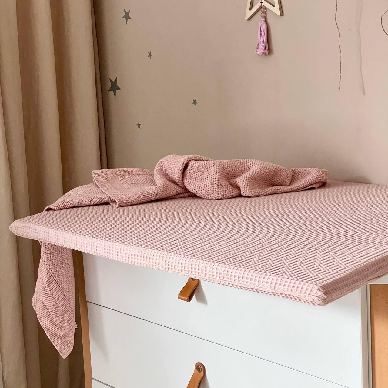 Матрацик на сповивальний столик пудра, фото 1