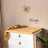 Матрацик на сповивальний столик гірчиця, фото 5