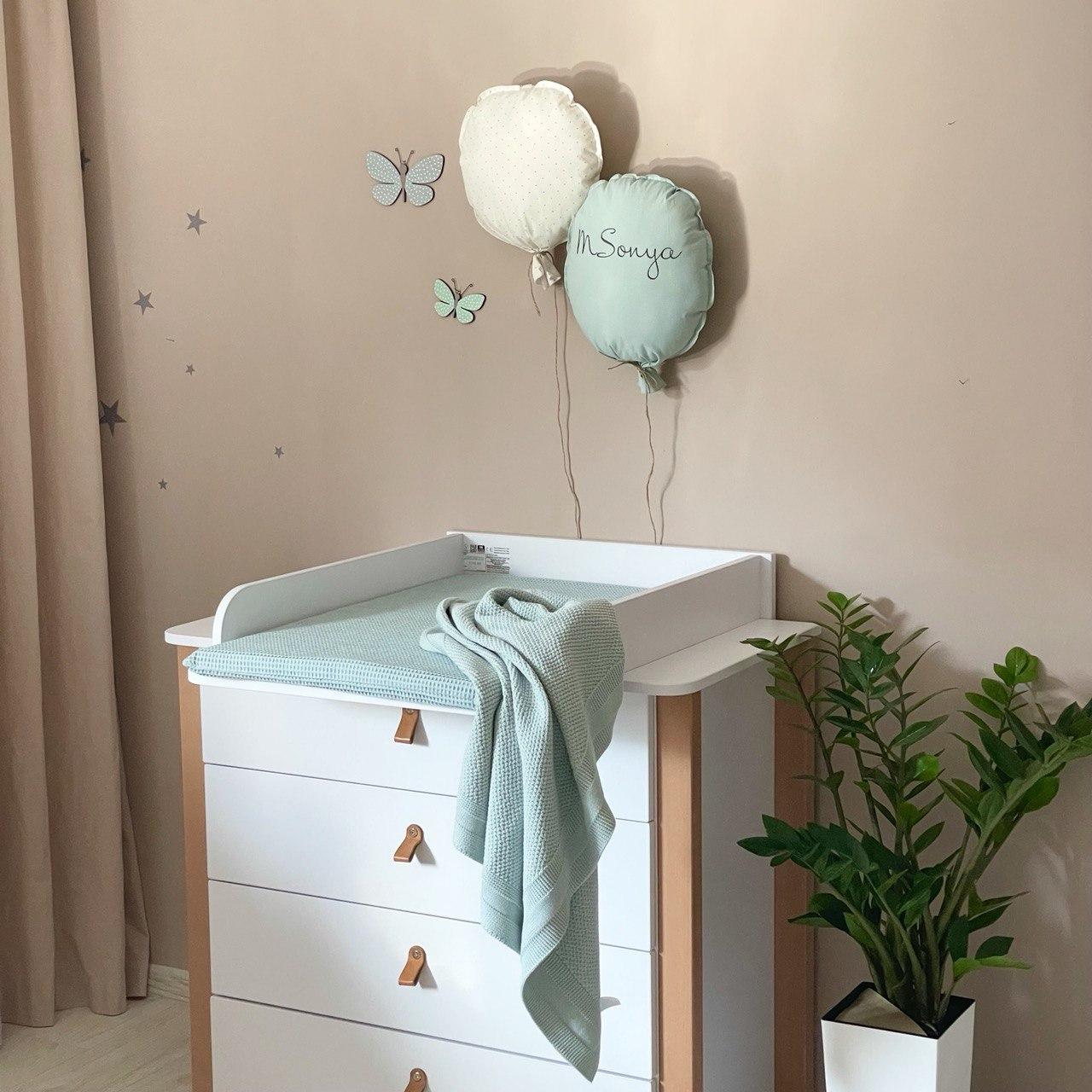 Матрацик на сповивальний столик м'ятний, фото 1