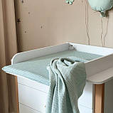 Матрацик на сповивальний столик м'ятний, фото 5