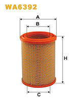 Фільтр повітряний FSM Syrena; Skoda 1000MB; Trabant 601, 601S - Wix Filters (WA6392)