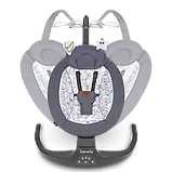 Шезлонг-гойдалка Lionelo RALF GREY WHITE, фото 3