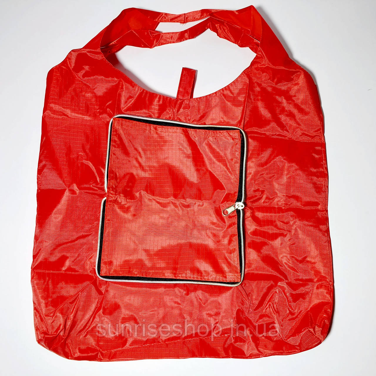 Екосумка з кишенею складається в гаманець забарвлення мікс