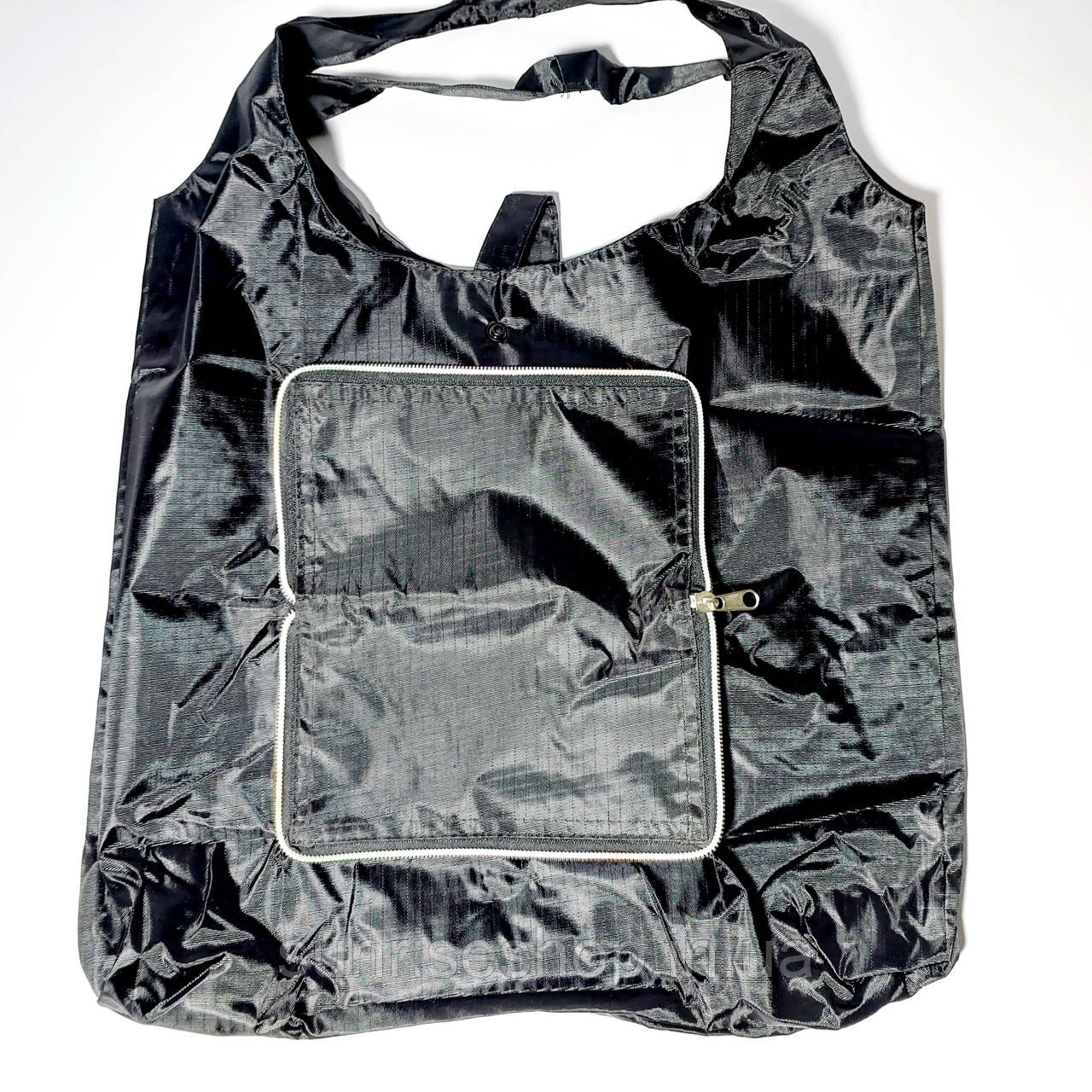 Екосумка з кишенею складається в гаманець забарвлення мікс