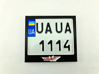 Рамка для номера моторолера, мопеда 49см3 KTM Duke чорна