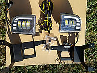 Туманки светодиодные Шевроле Лачетти, Led туманки Chevrolet Lacetti 45w+ДХО+поворот (ціна за пару)