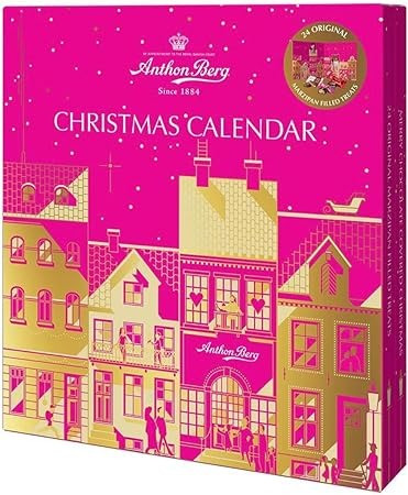 Адвент календар Anthon Berg Marzipan Advent Calendar 325g, фото 1