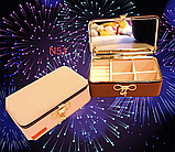 🖤Скринька зі шкірозамінника для прикрас і біжутерії із засувкою бантиком, компактна, фото 3