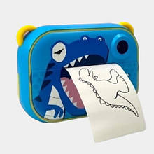 Дитячий фотоапарат миттєвого друку 3 Dinosaur із підтримкою microSD card, 3Y+