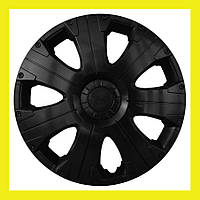 Колпаки на колеса r15 черные колесные авто колпаки на диски радиус 15 декоративные автомобильные (4 шт) DL