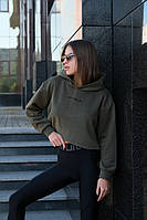 Худі FitRun Hoodie Midi "Khaki", Розмір: XL зелений