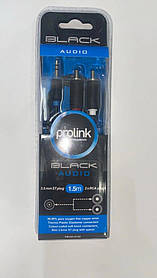 Кабель AUX ProLink 3.5 mm St - 2 RCA (1.5 м)
