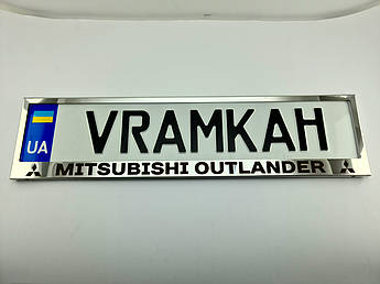 Номерна рамка для авто Mitsubishi Outlander V2