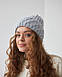 Зимова шапка для дівчинки оптом. арт. 3383, фото 6