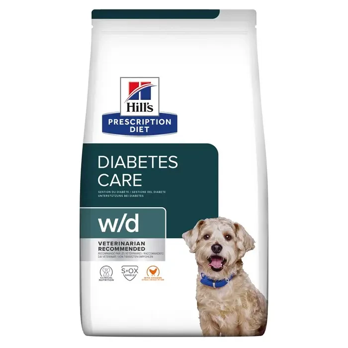 Сухий корм для собак при цукровому діабеті Hill's Prescription Diet w/d 10 кг - курка