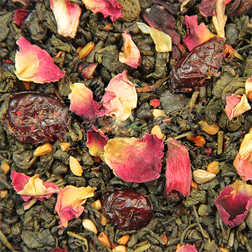 Зелений ароматизований розсипний чай Гранатовий нектар 250 г