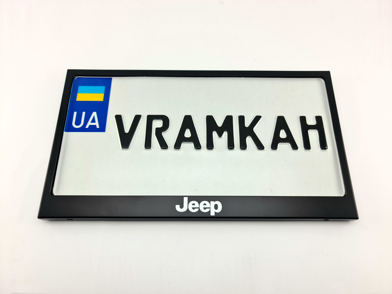 Номерна рамка для авто Jeep black, рамка під американський номер