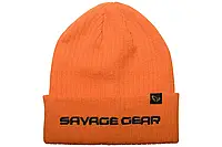 Шапка Savage Gear Fold-Up Beanie One size ц:sun orange