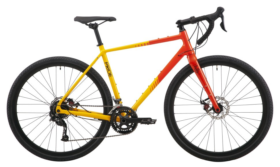 Велосипед 28" Pride ROCX 8.2 CF рама — L 2023 жовтий