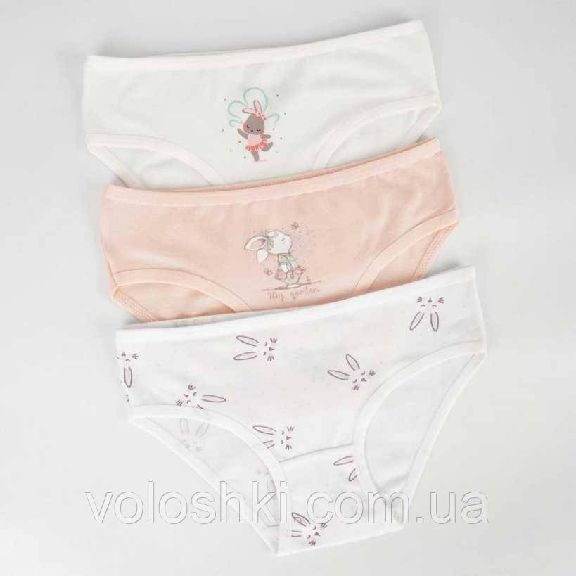 Труси для дівчинки, 3 шт./пач., Katamino (розмір 5-6 років.), фото 1