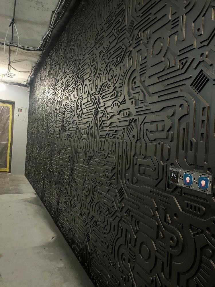 Панелі 3д для опоряджувальних робіт "EX-MACHINA" 50x50