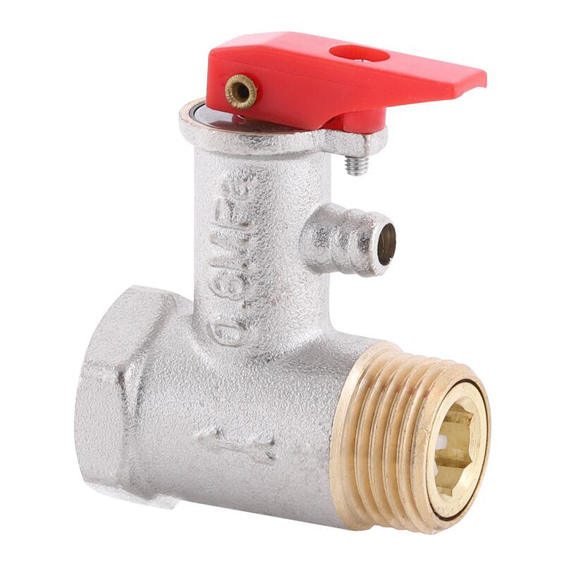Запобіжний клапан для бойлера KOER KR.1040 — 1/2” 8BAR (з ручкою) (KR2889)