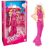 Кукла Барби коллекционная Марго Робби Вестерн в розовом костюме