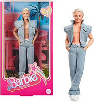 Кукла Кен Барби Райан Гослинг в джинсовом костюме Barbie The Movie Ken In Denim Matching Set