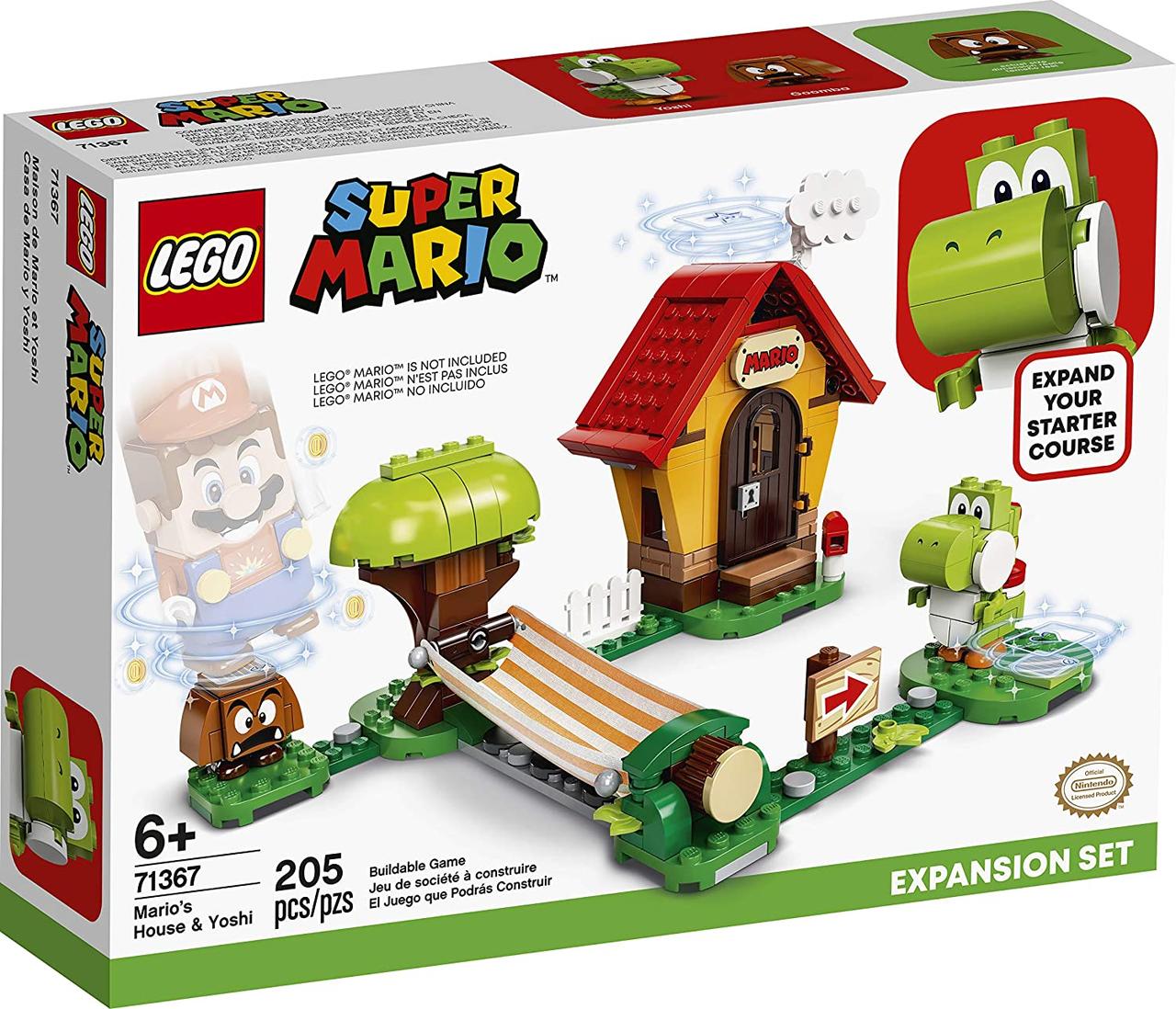 LEGO Super Mario Дім Маріо та Йоші додатковий набір 205 деталей (71367)