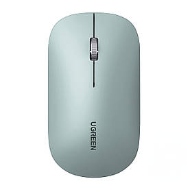 Мишка Ugreen - Безшумна, 4000 DPI, 2.4G, Ультратонка, Оптична, Зелена