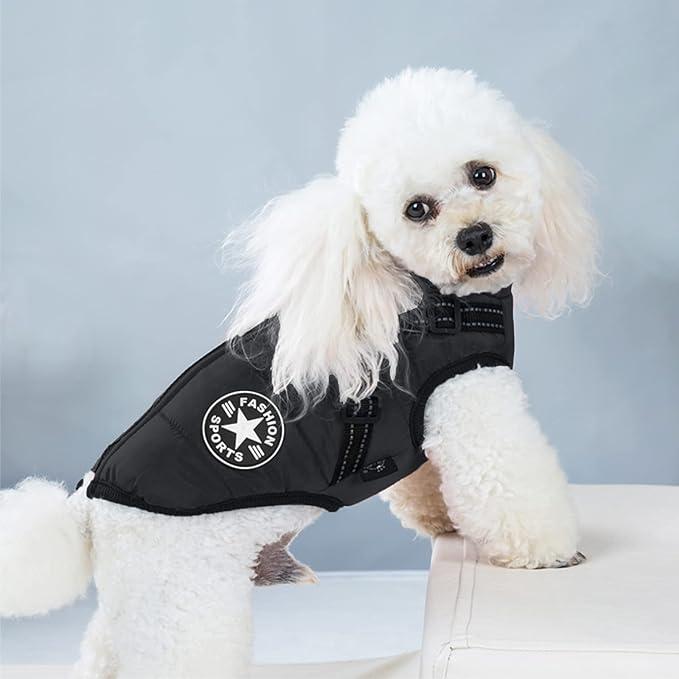 Зимова куртка для собак Aiboria, вітрозахисні, водонепроникні, вбрання 2 в 1, пальто для холодної погоди, ті