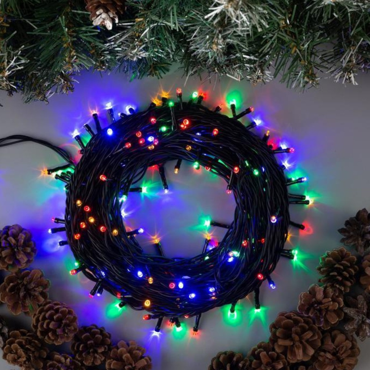 Гірлянда новорічна Xmas 100 LED 9 м (RD7127) Мультикольорова