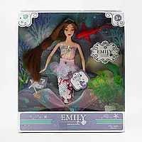 Кукла "Emily" QJ 092 D русалка с аксессуарами р-р куклы - 29 см, в кор. 28,5*6,5