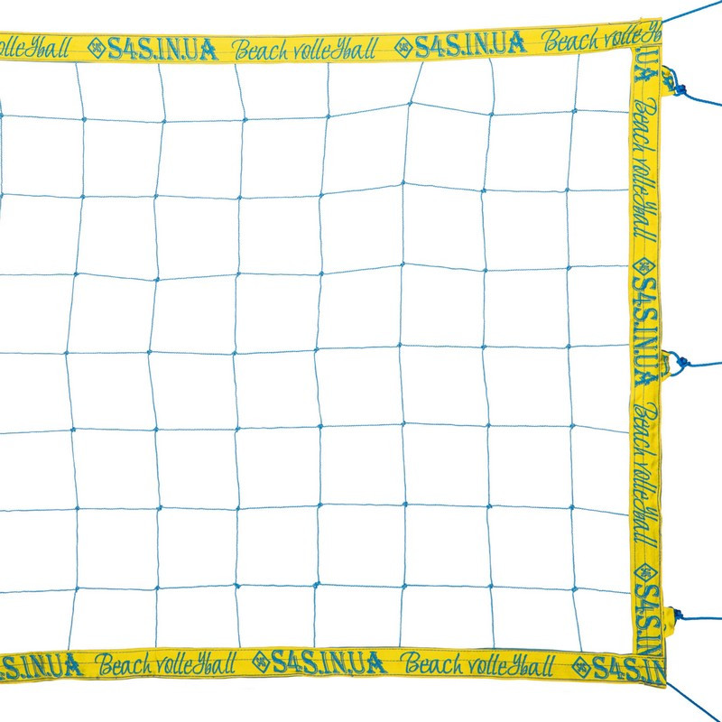 Сетка для волейбола SP-Planeta Эконом12 Норма SO-9552 9x0,9м синий-желтый - фото 3 - id-p2025939413
