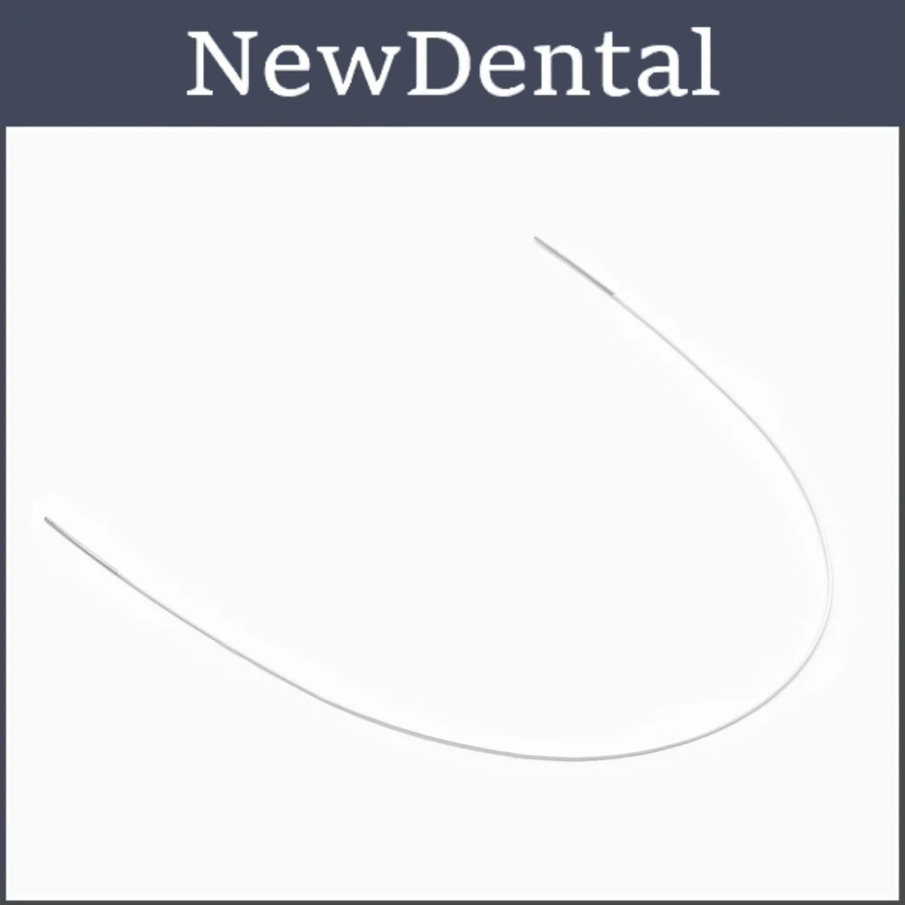 Дуга NI-TI еластична, кругла, біла 16*16 ВЕРХ 1шт, фото 1