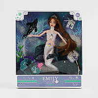 Кукла "Emily" QJ 092 русалка с аксессуарами р-р куклы - 29 см, в кор. 28,5*6,5