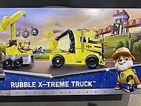 Набор щенячий патруль со звуком и светом Paw Patrol Rubble 2-in-1 Transforming X-Treme Truck with Excavator