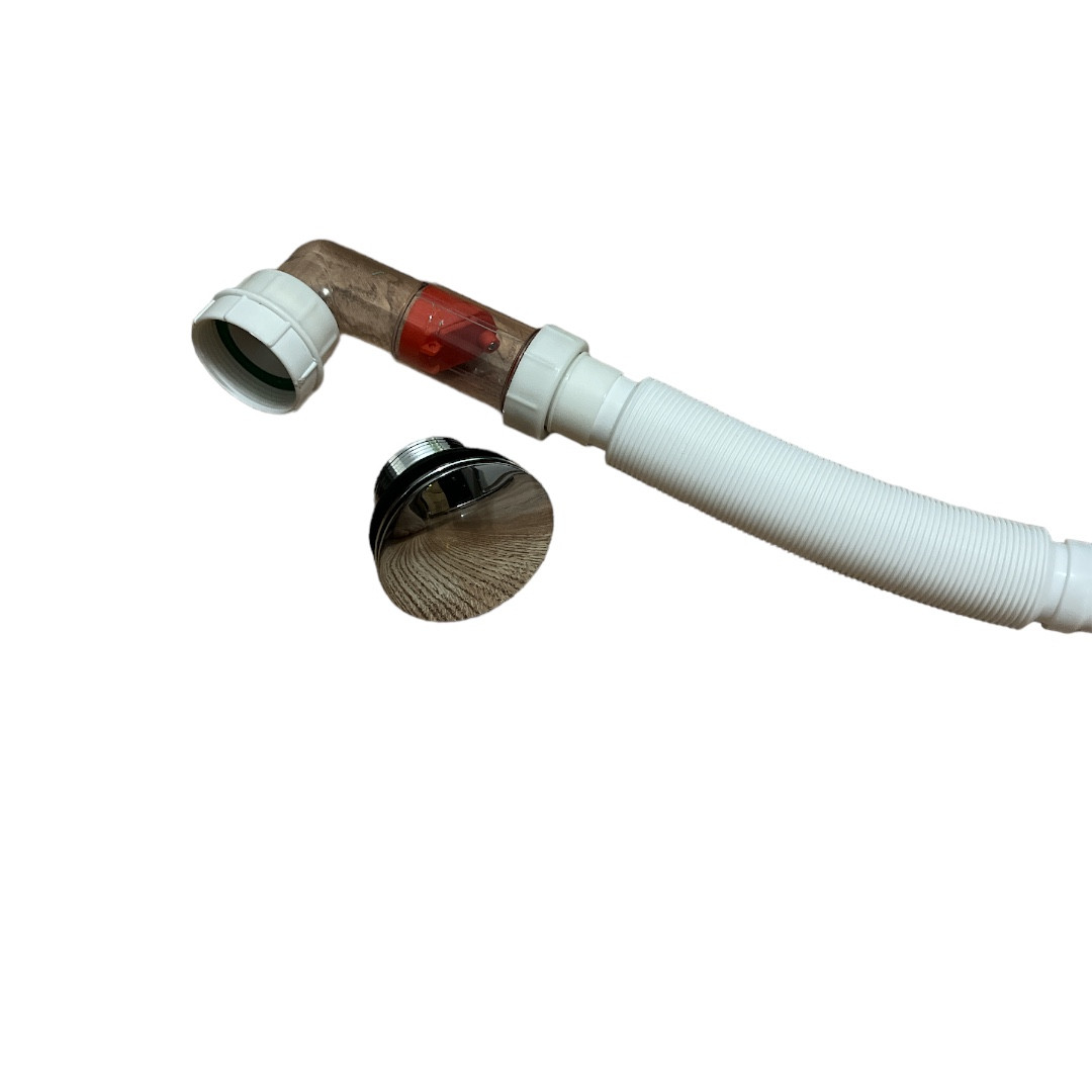 Донный клапан с гофрой (ПУ06-1) сифон для душевой кабины - фото 4 - id-p2025954465