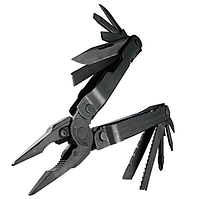 Мультитул Leatherman Super Tool 300 BLACK, мультиинструмент чехол MOLLE (черный)