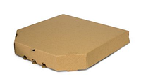 Коробка для пиццы 300*300*39, бурая, 100 шт/уп