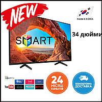 Smart Телевизор Samsung 34' ULTRA HD, 4K LЕD Самсунг Смарт тв 34 дюйма T2, WIFI Гарантия Андроид 13